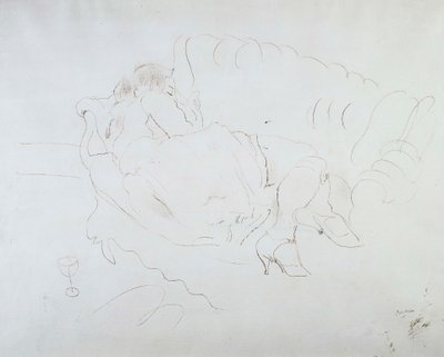 Sleeping American by Jules Pascin
